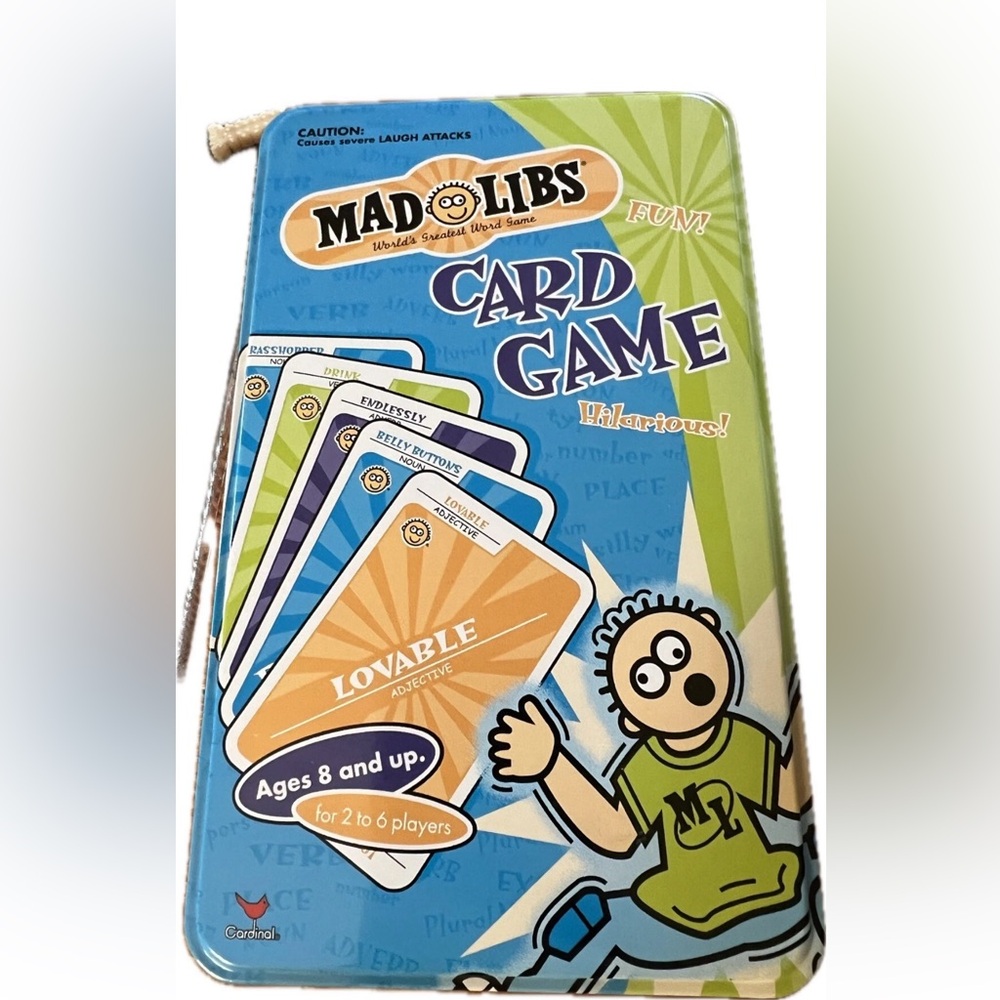 Fun Card Game - Mad Libs Family Game